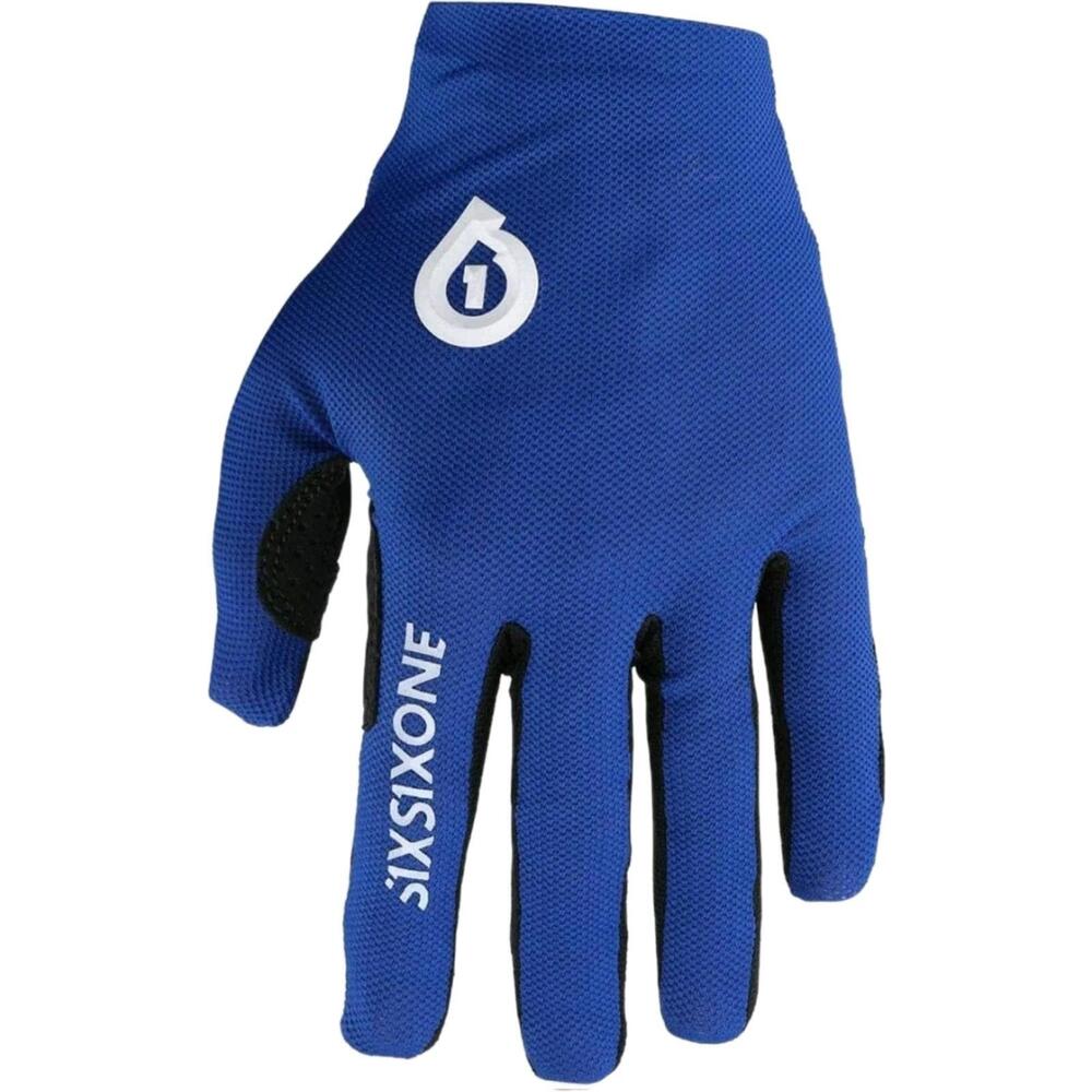 SixSixOne 661 Raji Gloves Full Finger MTB BMX Adult SM Blue Mountain Bike Gear